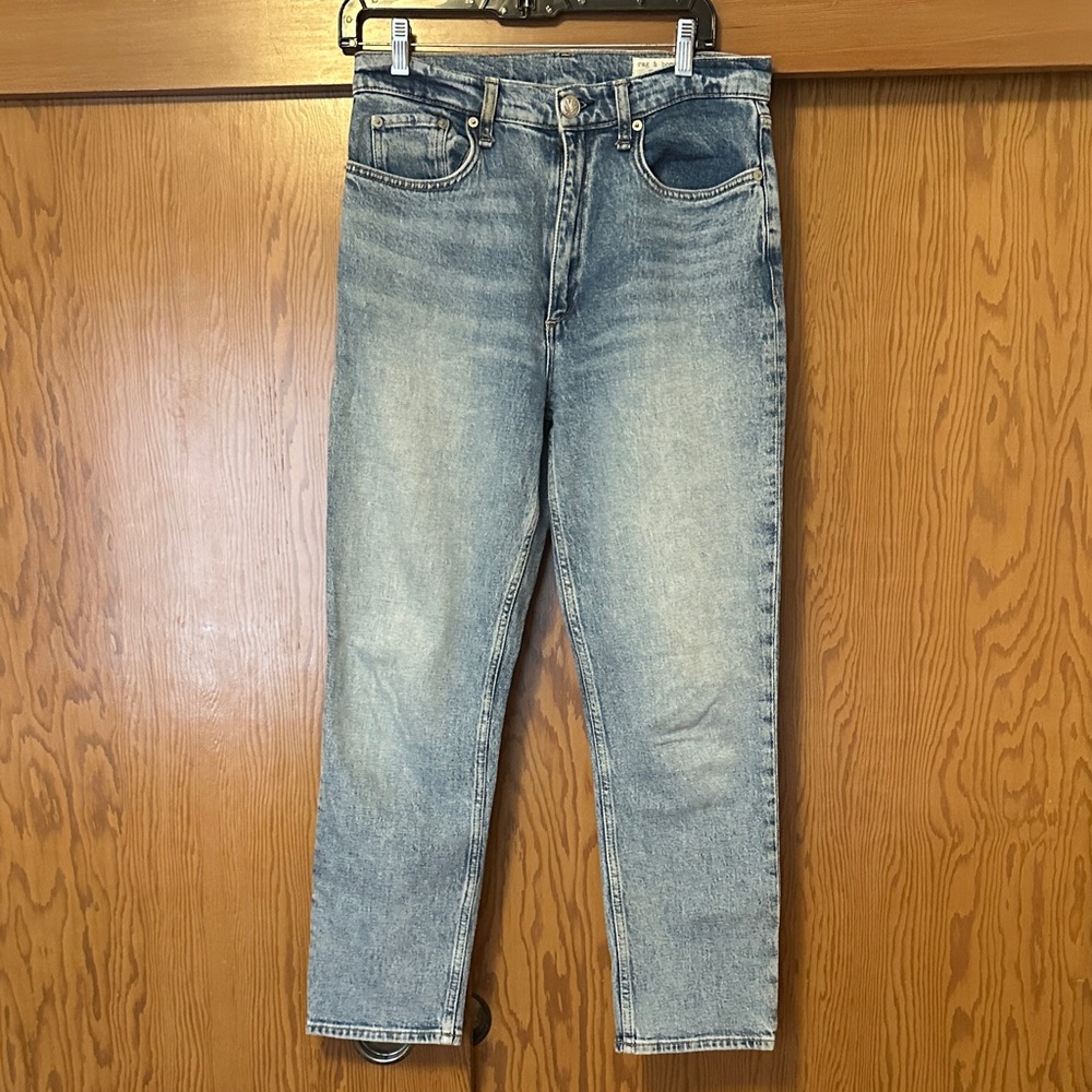 Rag & Bone Light Wash Cropped Jeans